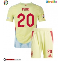 Otroške Nogometnih dresov Španija Pedri Gonzalez #20 Gostujoči EP 2024 Kratki rokavi (+ hlače)